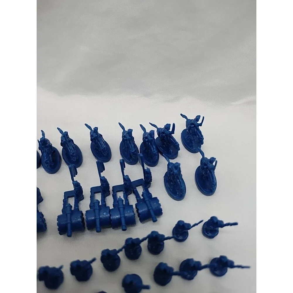 Set Of (60) 2003 Risk Blue Board Game Player Pieces